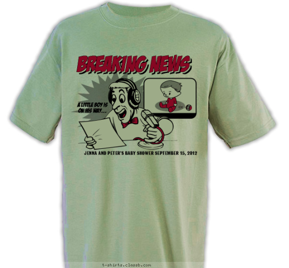Breaking News Shirt T-shirt Design