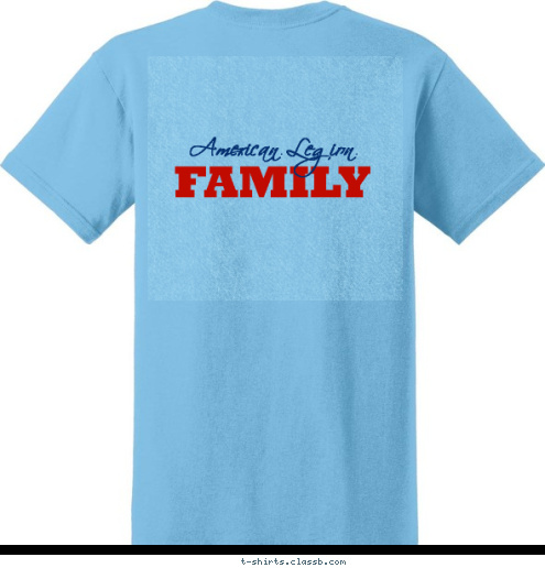 American Legion FAMILY SUPPORTER T-shirt Design 