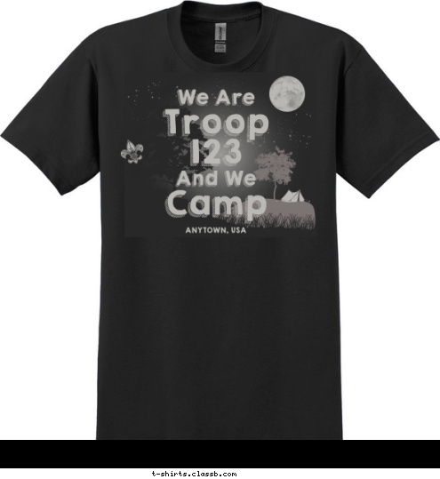 WE ARE TROOP 123 T-shirt Design SP5206