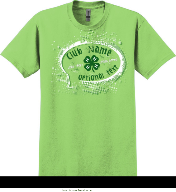 4-H Dots T-shirt Design