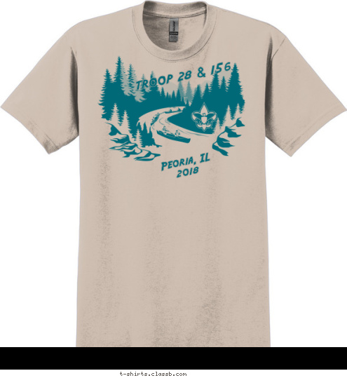 Peoria, IL
2018 troop 28 & 156 T-shirt Design SP5214