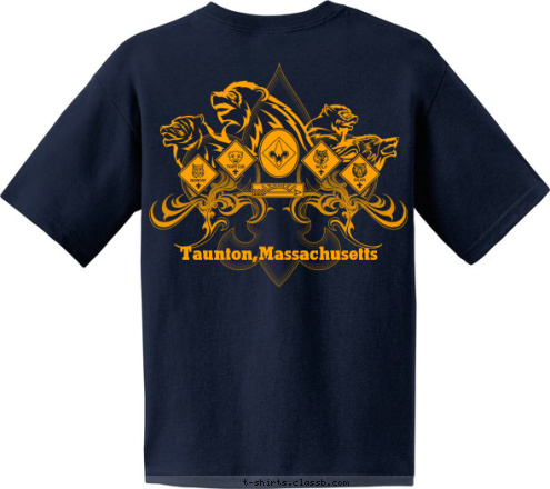 PAC Taunton,Massachusetts K 29 Taunton MA T-shirt Design 