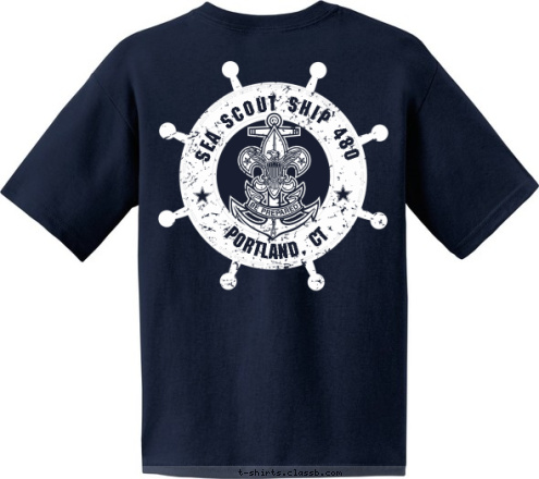 Sea Scout Ship 480 Sea Scout Ship 480 Sea Scout Ship 480 Portland, CT Portland, CT T-shirt Design 