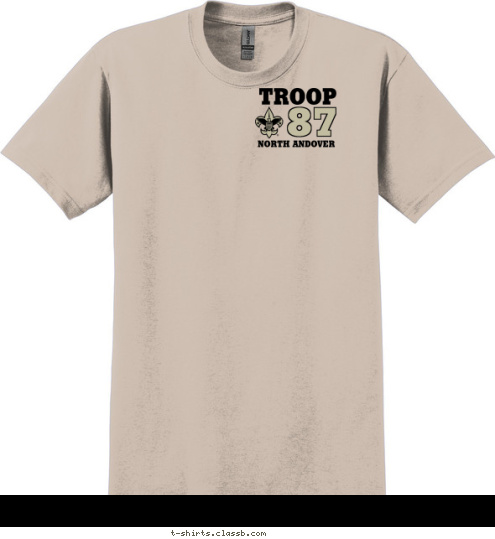 NORTH ANDOVER NORTH ANDOVER 87 TROOP 87 TROOP T-shirt Design 