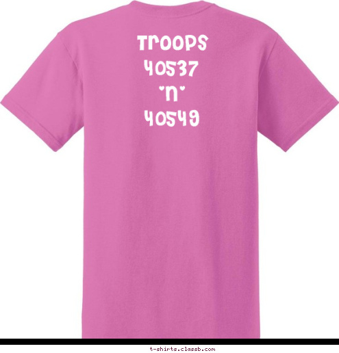 Troops 40537 'N' 40549 Camp Hoover Girl Scouts Heart of NJ T-shirt Design