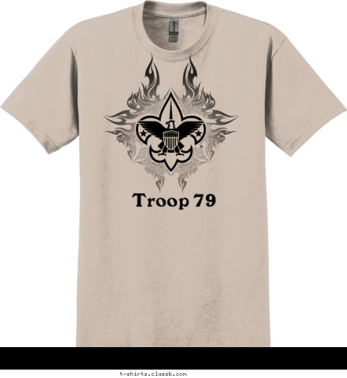 Your text here! Troop 79 T-shirt Design 