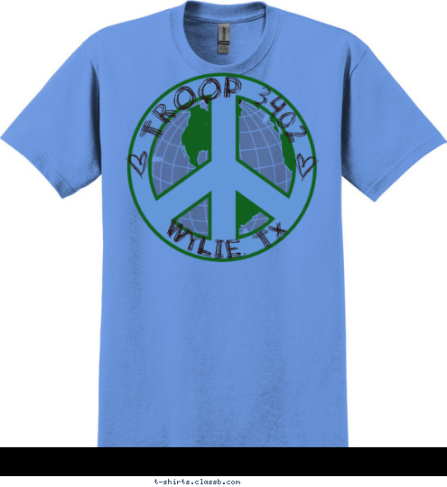 Wylie, TX TROOP 3402 T-shirt Design 