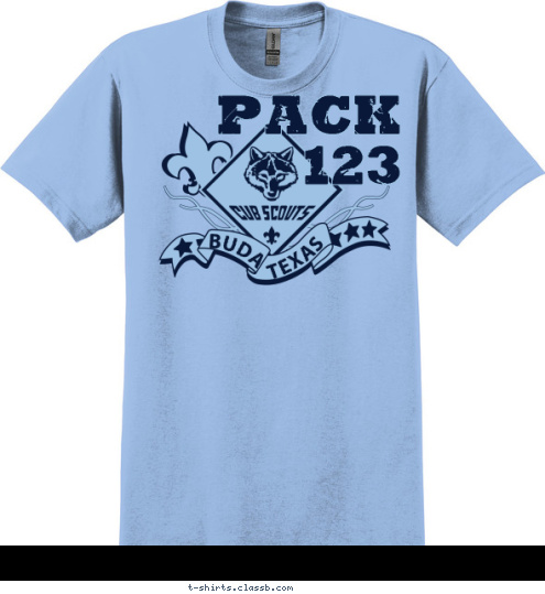 Pack
123 BUDA  TEXAS T-shirt Design 