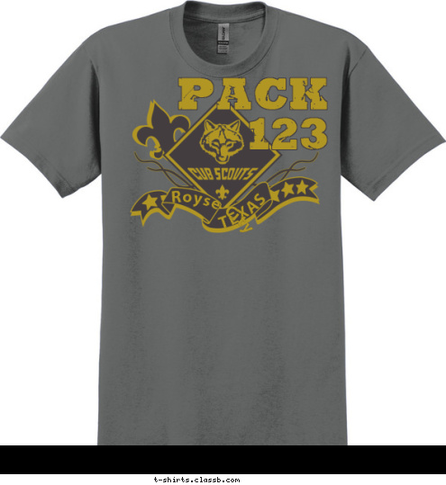 Pack
123 Royse City TEXAS T-shirt Design 