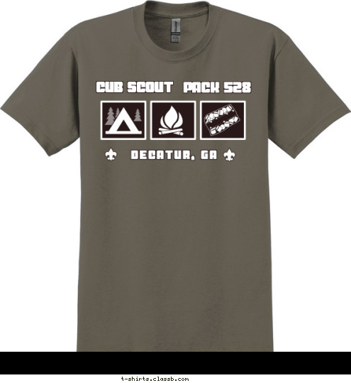 DECATUR, GA PACK 528  CUB SCOUT T-shirt Design 