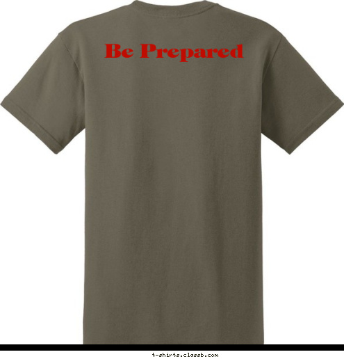 Be Prepared 940 SAN ANTONIO, TX T-shirt Design 