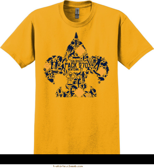 Follow Me.

I'm a Cub Scout 
and I Know 
Where I'm Going! NEWTOWN, CT PACK 270 CUB SCOUT T-shirt Design 