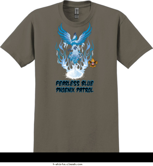 FEARLESS BLUE
PHOENIX PATROL T-shirt Design 