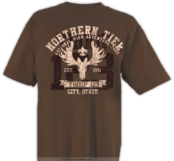 Northern Tier Moose Head T-shirt Design