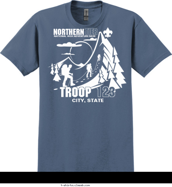 National High Adventure Base T-shirt Design