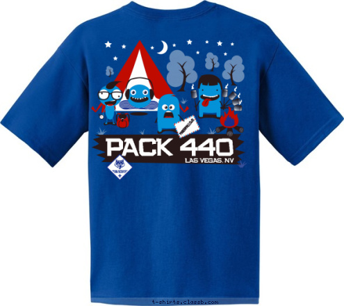 NORTHSTAR DISTRICT
LAS VEGAS, NV PACK 440  LAS VEGAS, NV PACK 440 T-shirt Design 