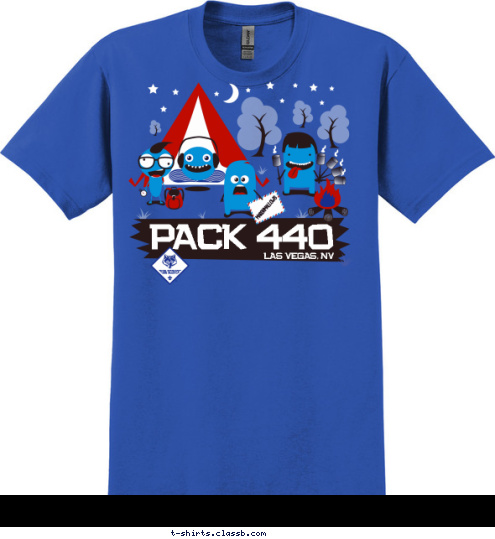  LAS VEGAS, NV PACK 440 T-shirt Design 