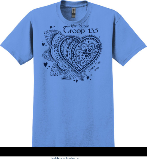 Senior Trip
2015
 Girl Scout Troop 135 T-shirt Design 