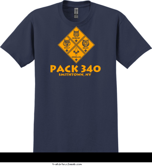 PACK 340 Smithtown, NY T-shirt Design 