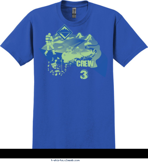 CREW 3 T-shirt Design 