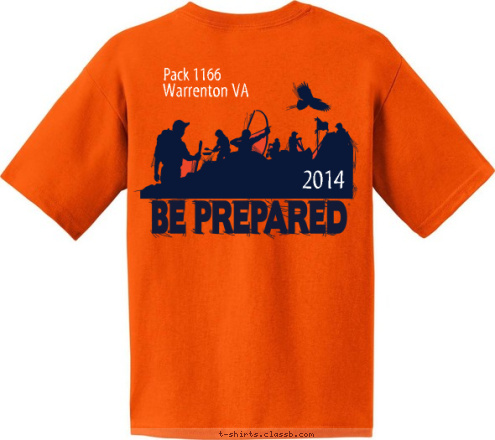 2014 Pack 1166 Warrenton VA T-shirt Design 