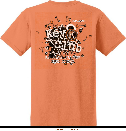 2014-2015 2011-2012 KEYSGATE CHARTER
HIGH SCHOOL KEYSGATE CHARTER
HIGH SCHOOL Club Club Key Key T-shirt Design 