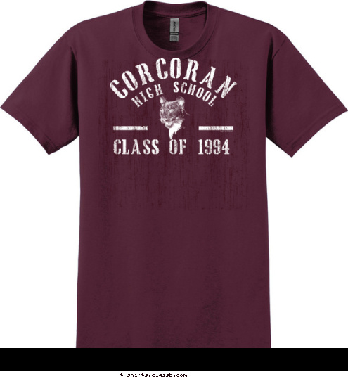 CLASS OF 1994 HIGH SCHOOL CORCORAN T-shirt Design 