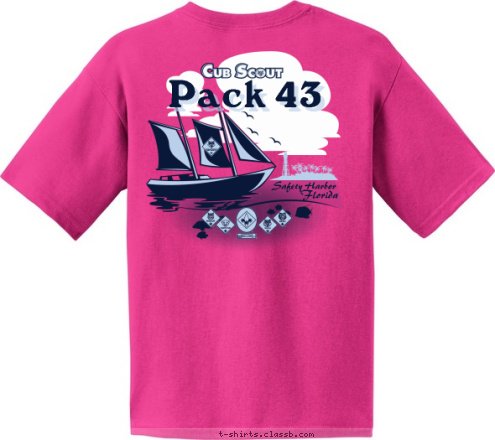 Safety Harbor, FL Pack 43 Safety Harbor Florida Pack 43 T-shirt Design 