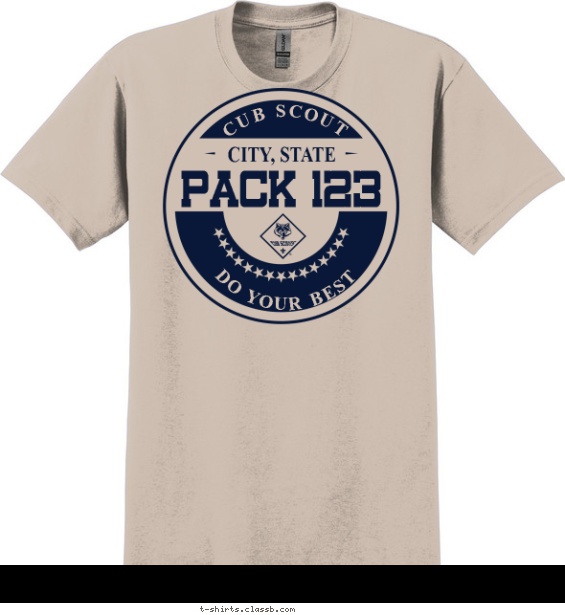 Pack Do Your best Stars Under T-shirt Design
