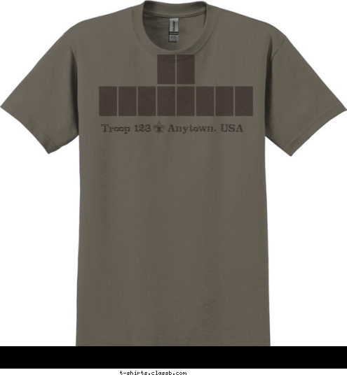 Troop 123    Anytown, USA T-shirt Design SP5442