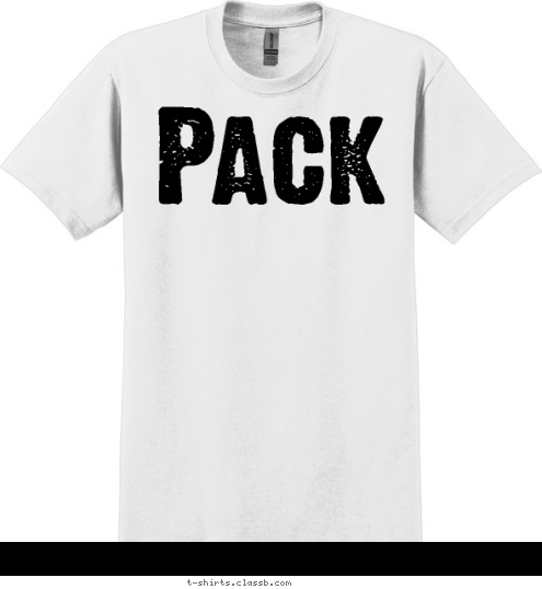 Your text here! Pack
 T-shirt Design 