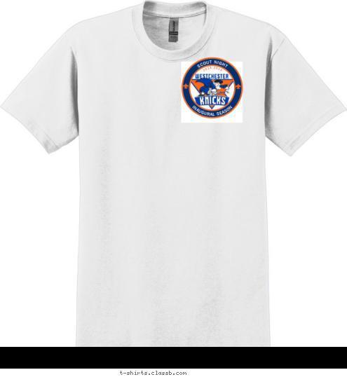 SCOUT NIGHT 2014-2015 INAUGURAL SEASON SCOUT NIGHT T-shirt Design 