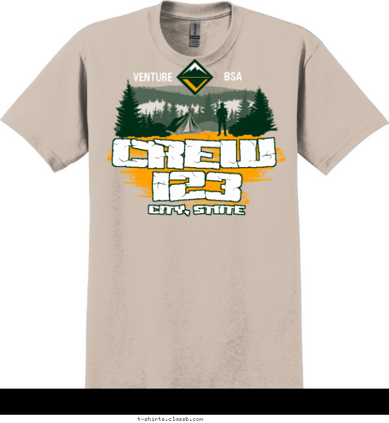Crew Campsite T-shirt Design
