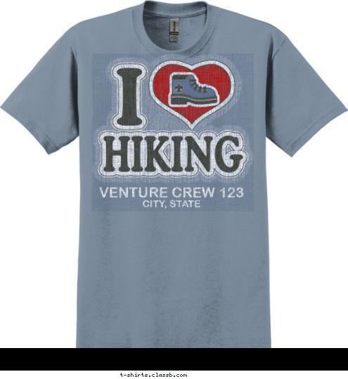 CITY, STATE
 VENTURE CREW 123 T-shirt Design SP5472