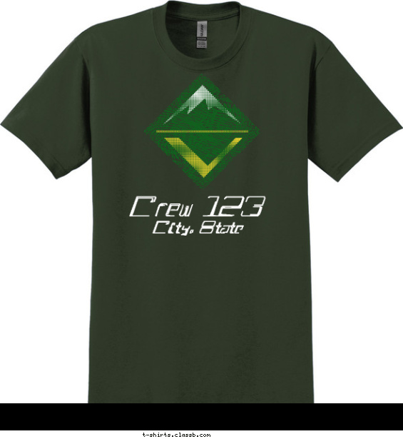 Crew Fingerprint T-shirt Design