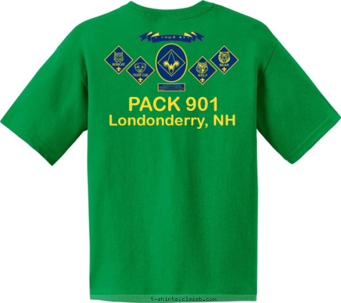 PACK 901 DO YOUR BEST Londonderry, NH PACK 901 T-shirt Design 