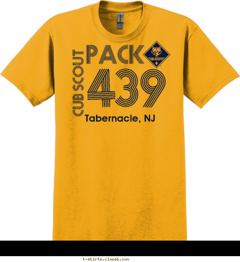 PACK 439  Tabernacle, NJ
 CUB SCOUT
 T-shirt Design 