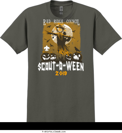 L ED  RIDGE  COUNCI R SCOUT-O-WEEN 2014 T-shirt Design SP5411