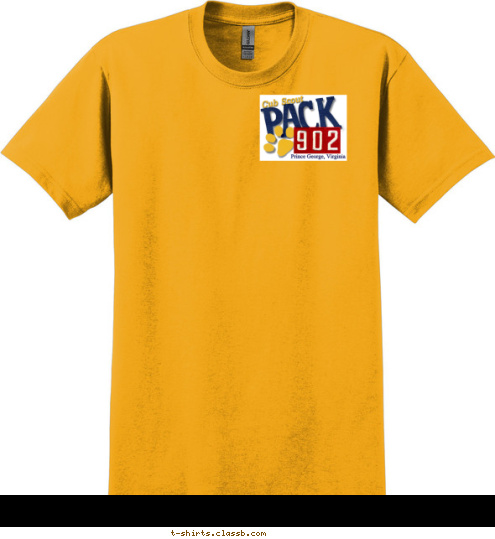 DO YOUR BEST PRINCE GEORGE, VA Pack 902 T-shirt Design 