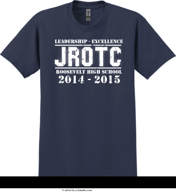 JROTC Between the Lines T-shirt Design