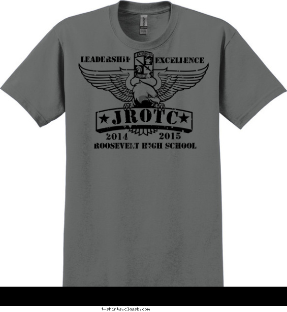 Eagle Holding JROTC Crest T-shirt Design