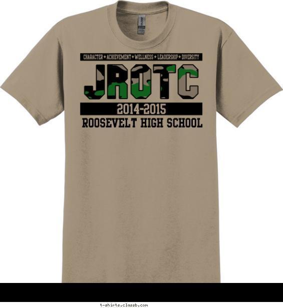 JROTC Camo T-shirt Design