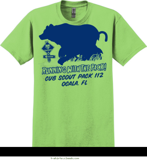 CUB SCOUT PACK 112
 OCALA, FL T-shirt Design 