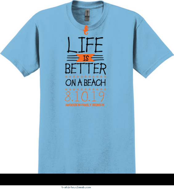 Family Reunion Design » SP5593 Life is Better on a Beach