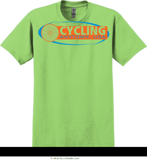 New Text New Text ANYTOWN, USA CYCLING T-shirt Design 