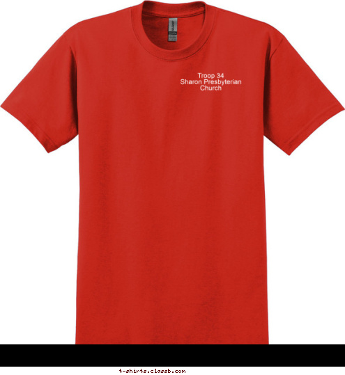 Troop 34
Sharon Presbyterian
Church TROOP 34 CHARLOTTE, NC T-shirt Design 