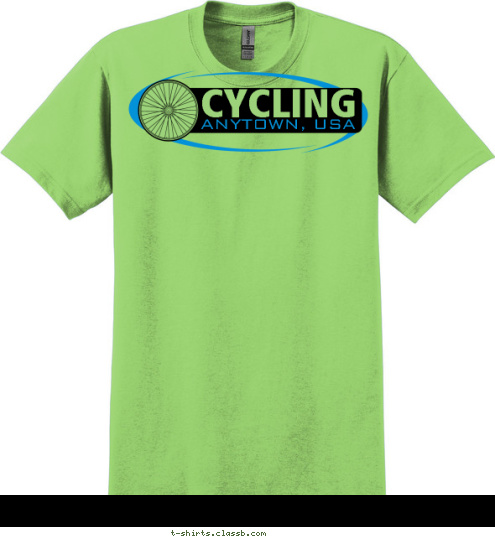 ANYTOWN, USA CYCLING T-shirt Design 