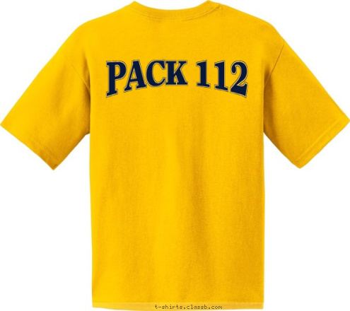 PACK 112 NILES, CA T-shirt Design 