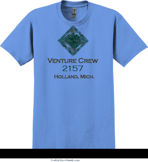 2157 Holland, Mich. Venture Crew T-shirt Design 