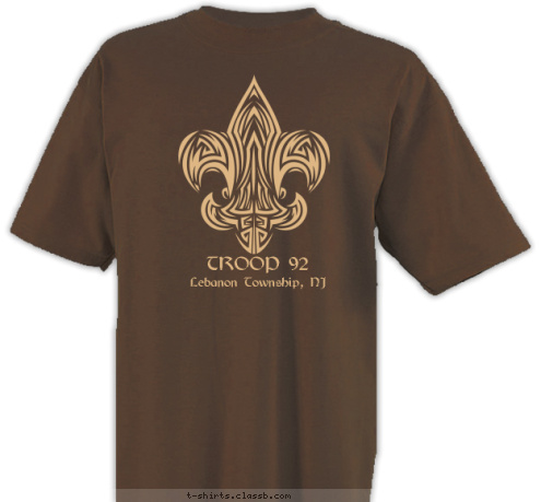 Lebanon Township, NJ TROOP 92 T-shirt Design 